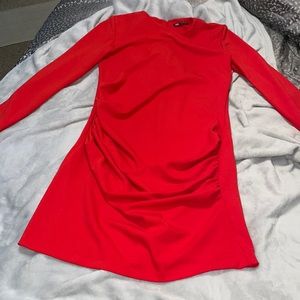 Zara red mini dress